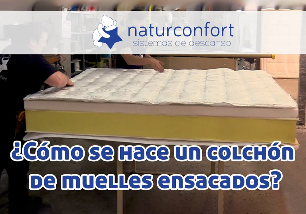 ¿Cómo se hace un colchón de muelles ensacados?