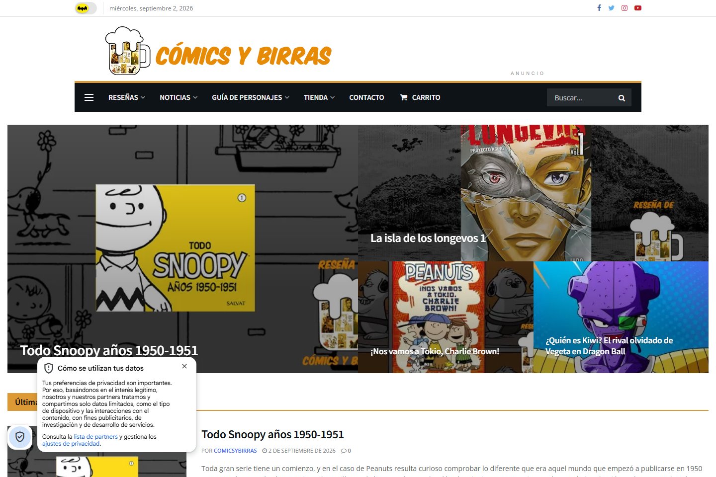 Cómics y Birras